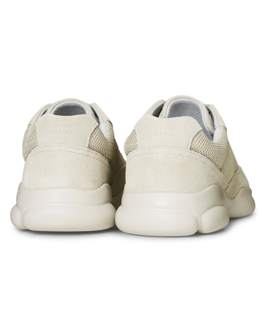 Herre | BOSS Rapid Running Sneaker Grey Suede | BOSS BLACK | BOSS Rapid Running Sneaker Grey Suede