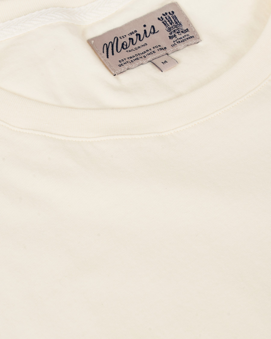 Herre | T-Shirts | Morris | Léonce Crew Neck Tee Off White