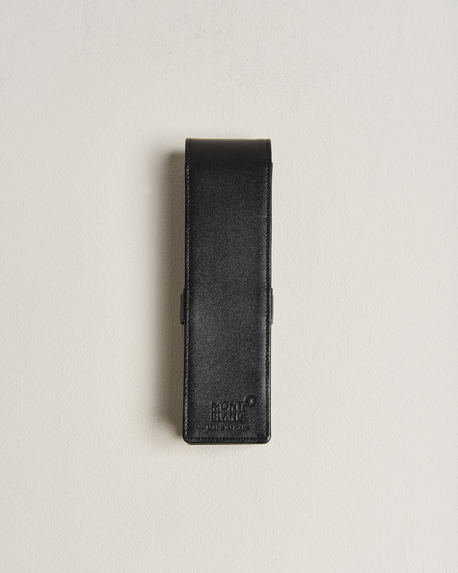 Men | Pens | Montblanc | Meisterstück 2 Pen Pouch Clasp Black