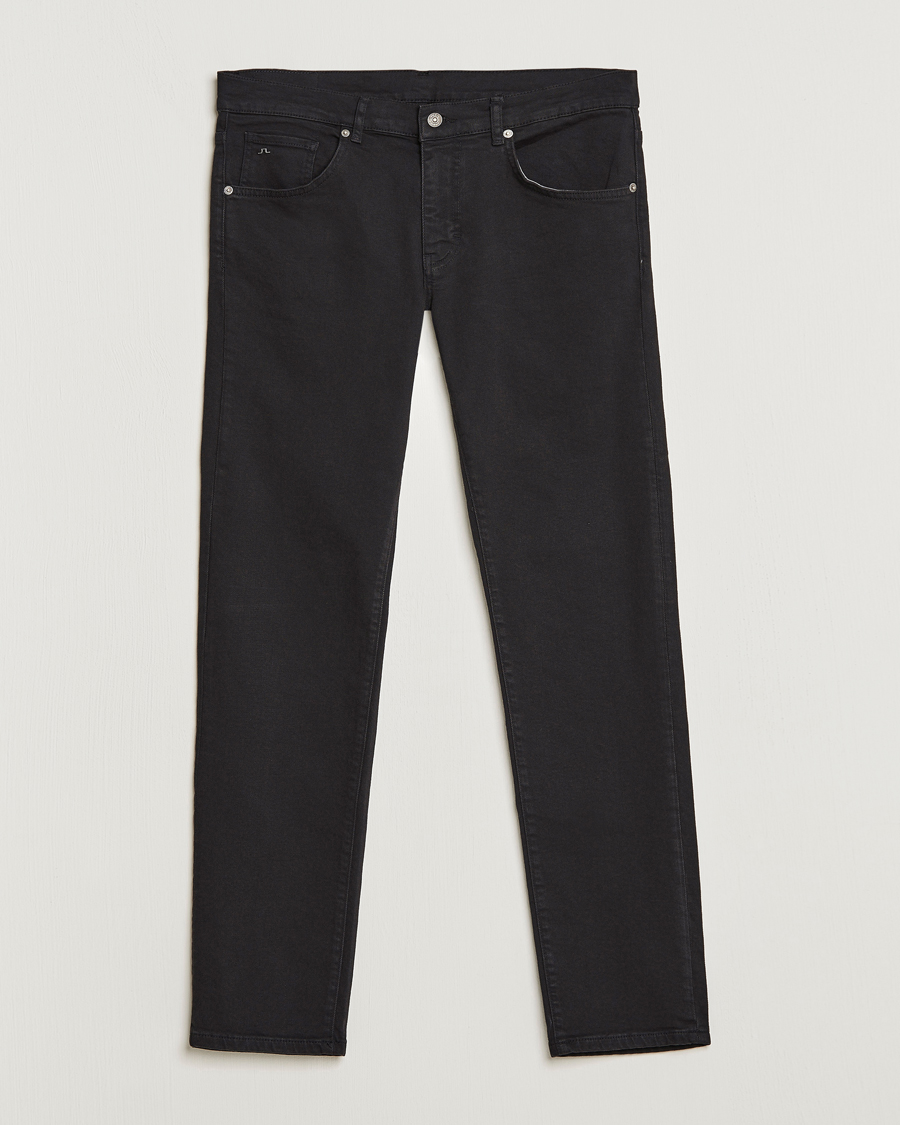 J.Lindeberg Solid Stretch 5-Pocket Pants Black - CareOfCarl.dk