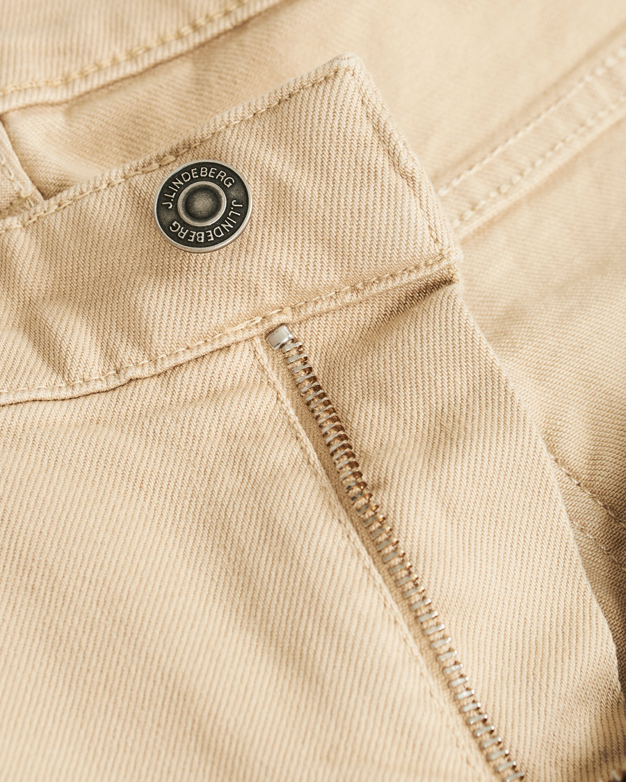 Herre | Bukser | J.Lindeberg | Jay Solid Stretch 5-Pocket Pants Oxford Tan