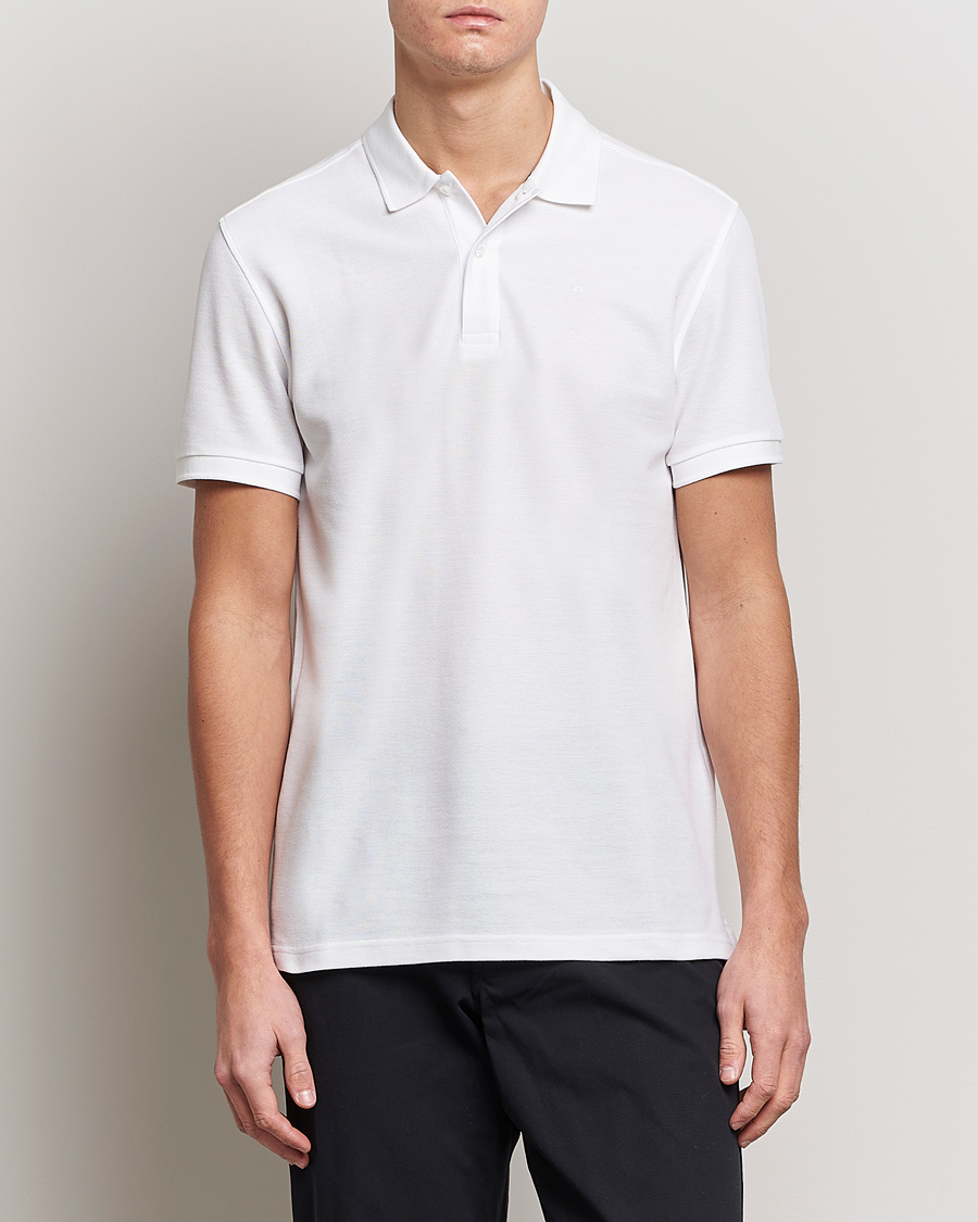 Herre | Tøj | J.Lindeberg | Troy Polo Pique White