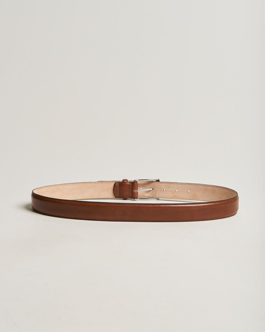 Herre | Business & Beyond | Loake 1880 | Henry Leather Belt 3,3 cm Mahogany