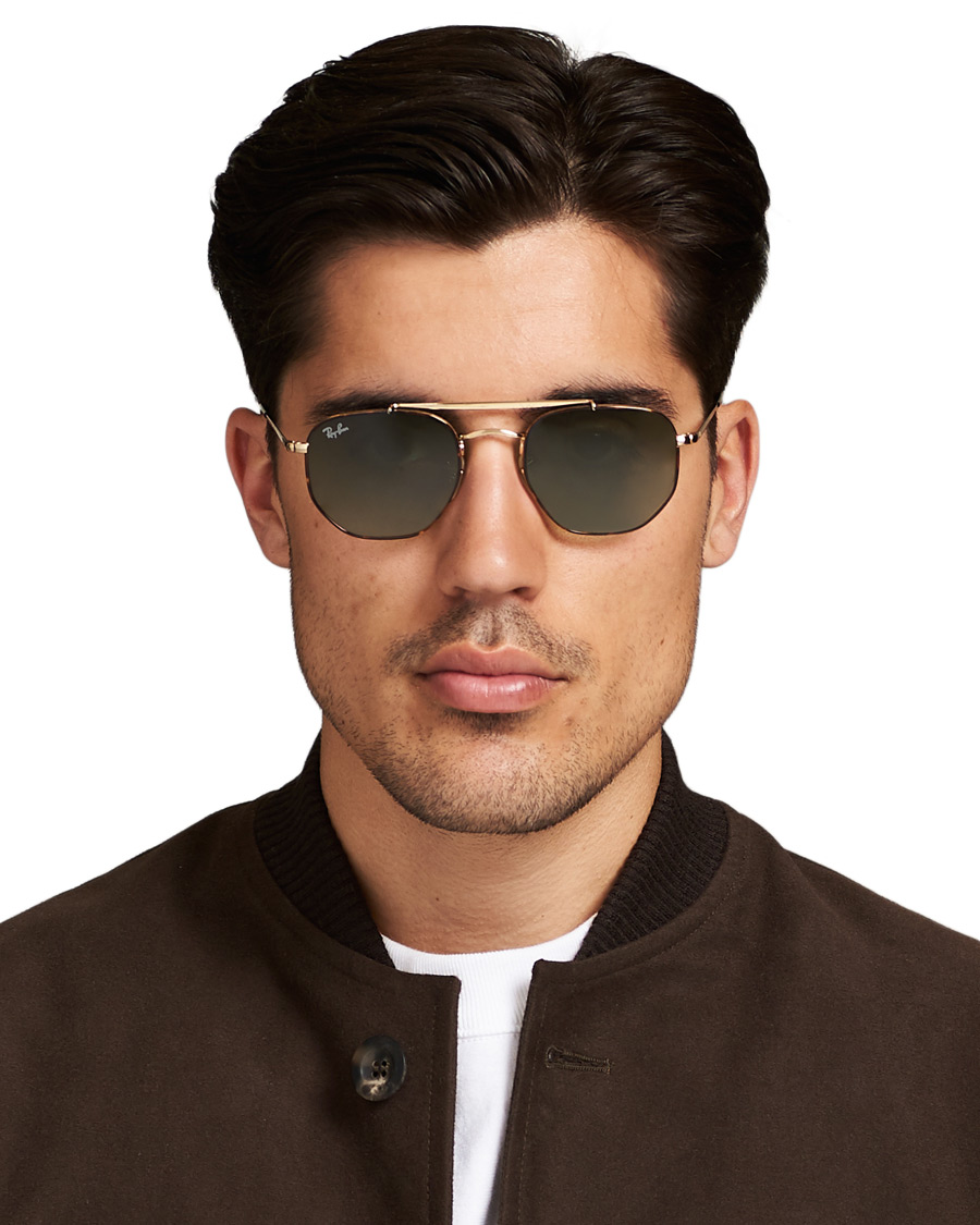 Herre | Ray-Ban 0RB3648 The Marshal Sunglasses Havana/Green Gradient | Ray-Ban | 0RB3648 The Marshal Sunglasses Havana/Green Gradient