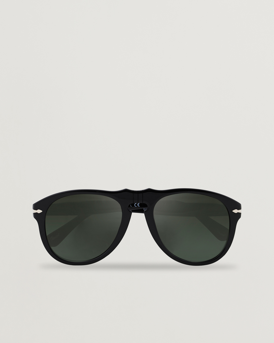 Herre | Solbriller | Persol | 0PO0649 Sunglasses Black/Crystal Green