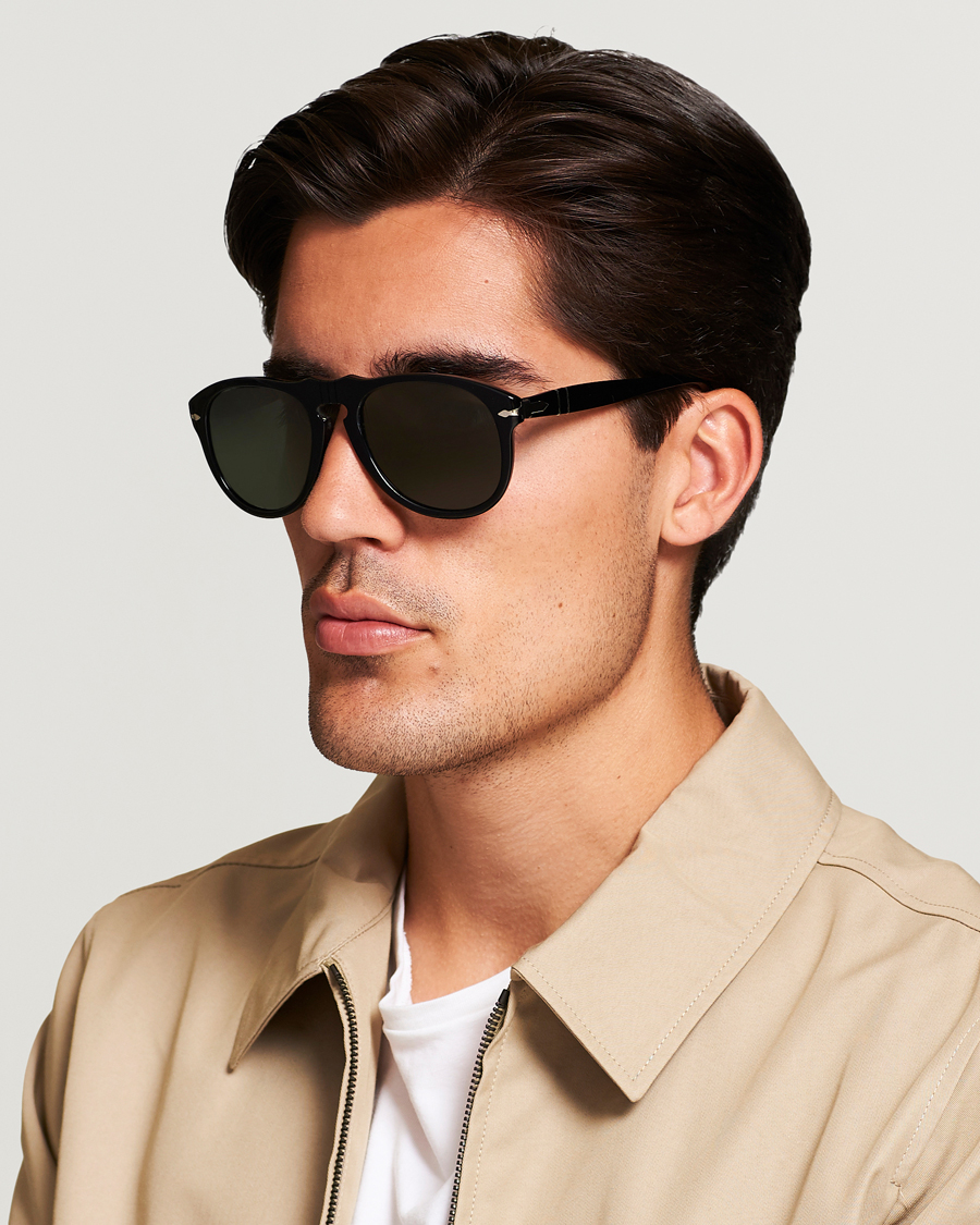 Herr |  | Persol | 0PO0649 Sunglasses Black/Crystal Green