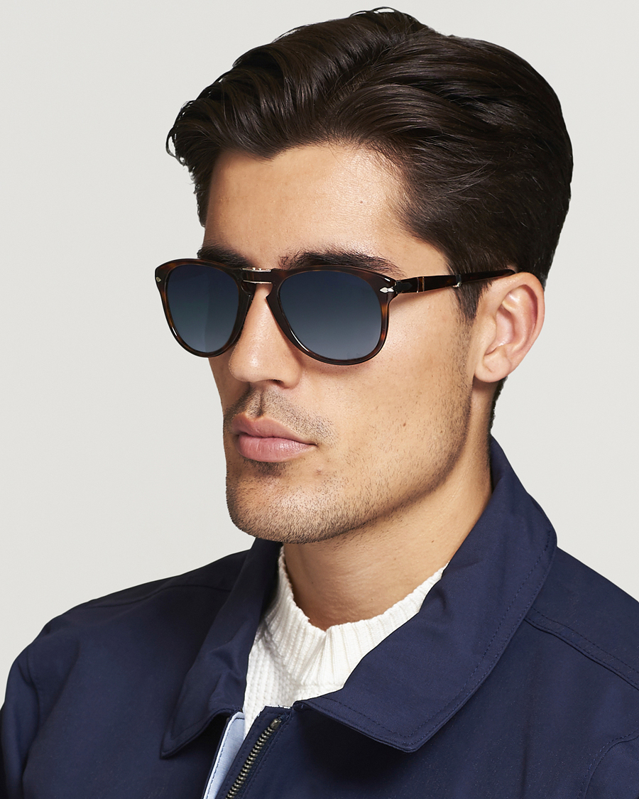 Herre | Sommer | Persol | 0PO0714 Folding Sunglasses Havana/Blue Gradient
