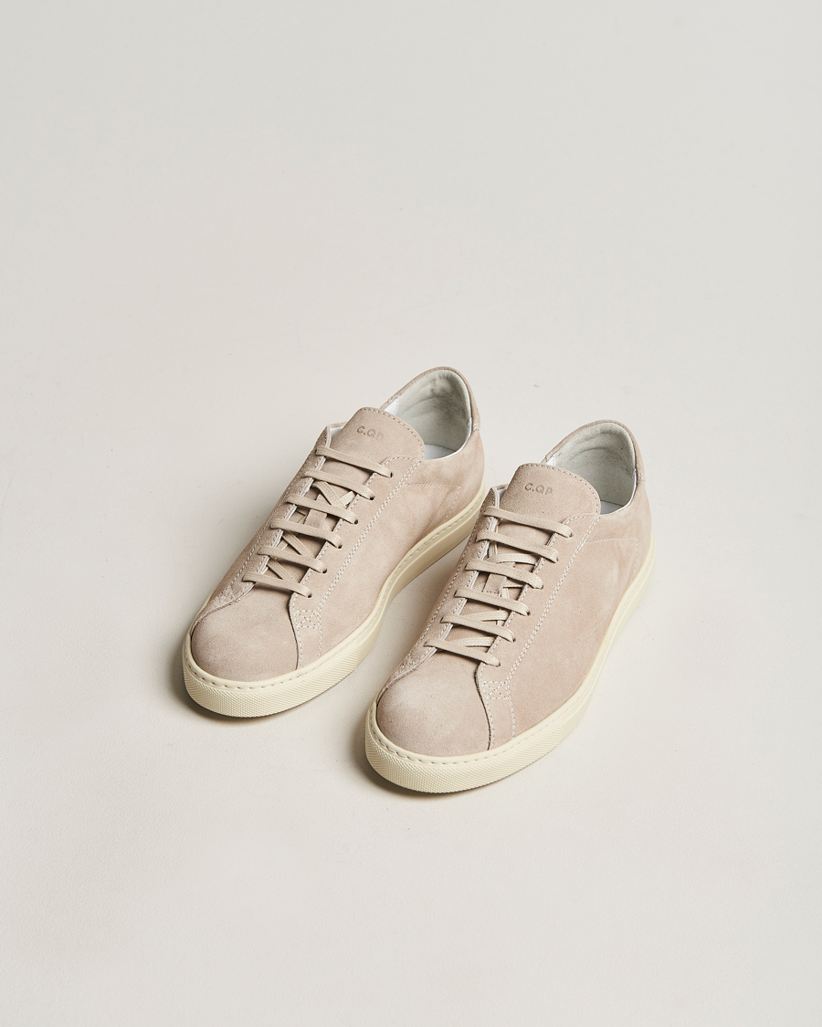 Herre |  | CQP | Racquet Sneaker Beige Suede