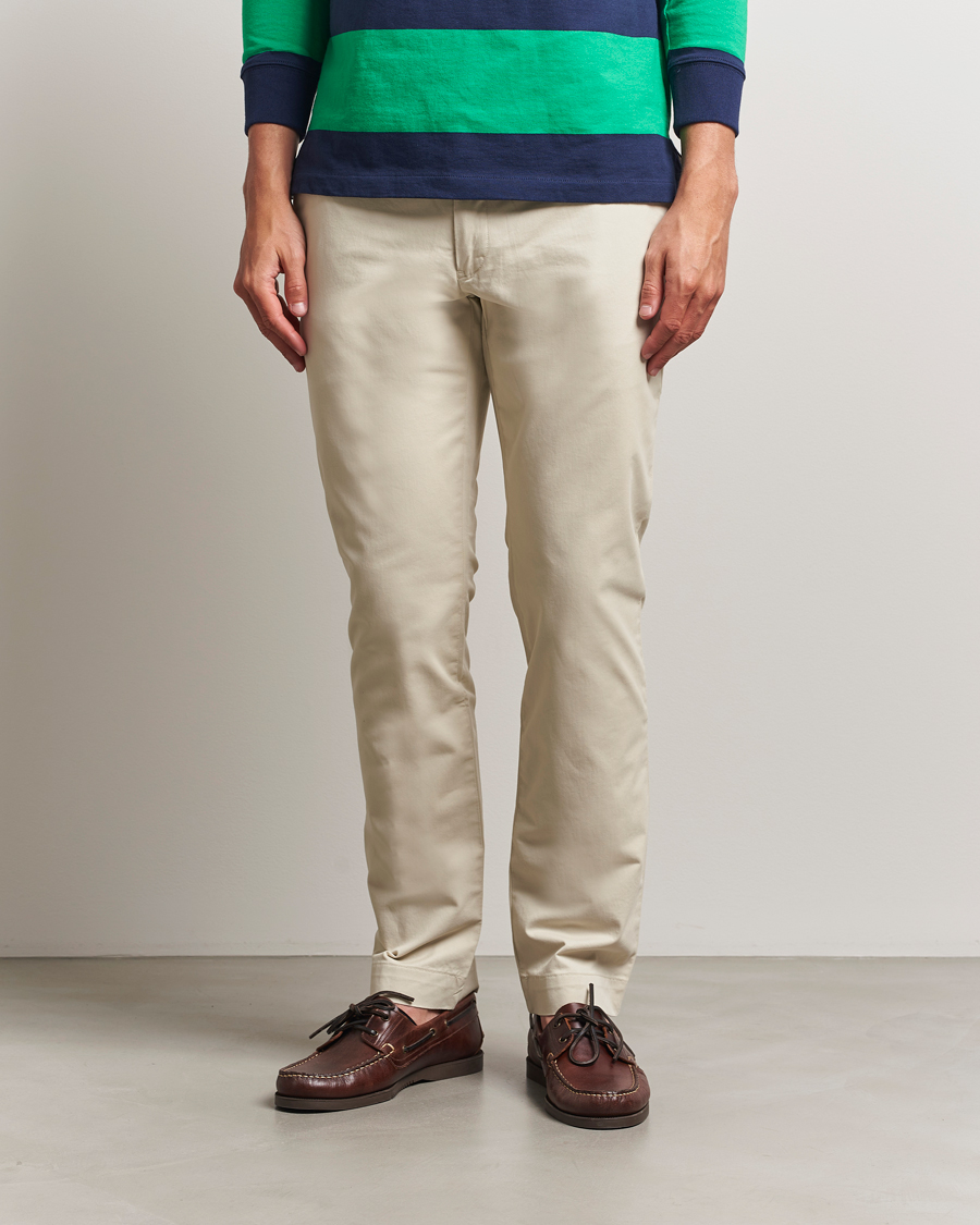 Herre | Bukser | Polo Ralph Lauren | Slim Fit Stretch Chinos Beige