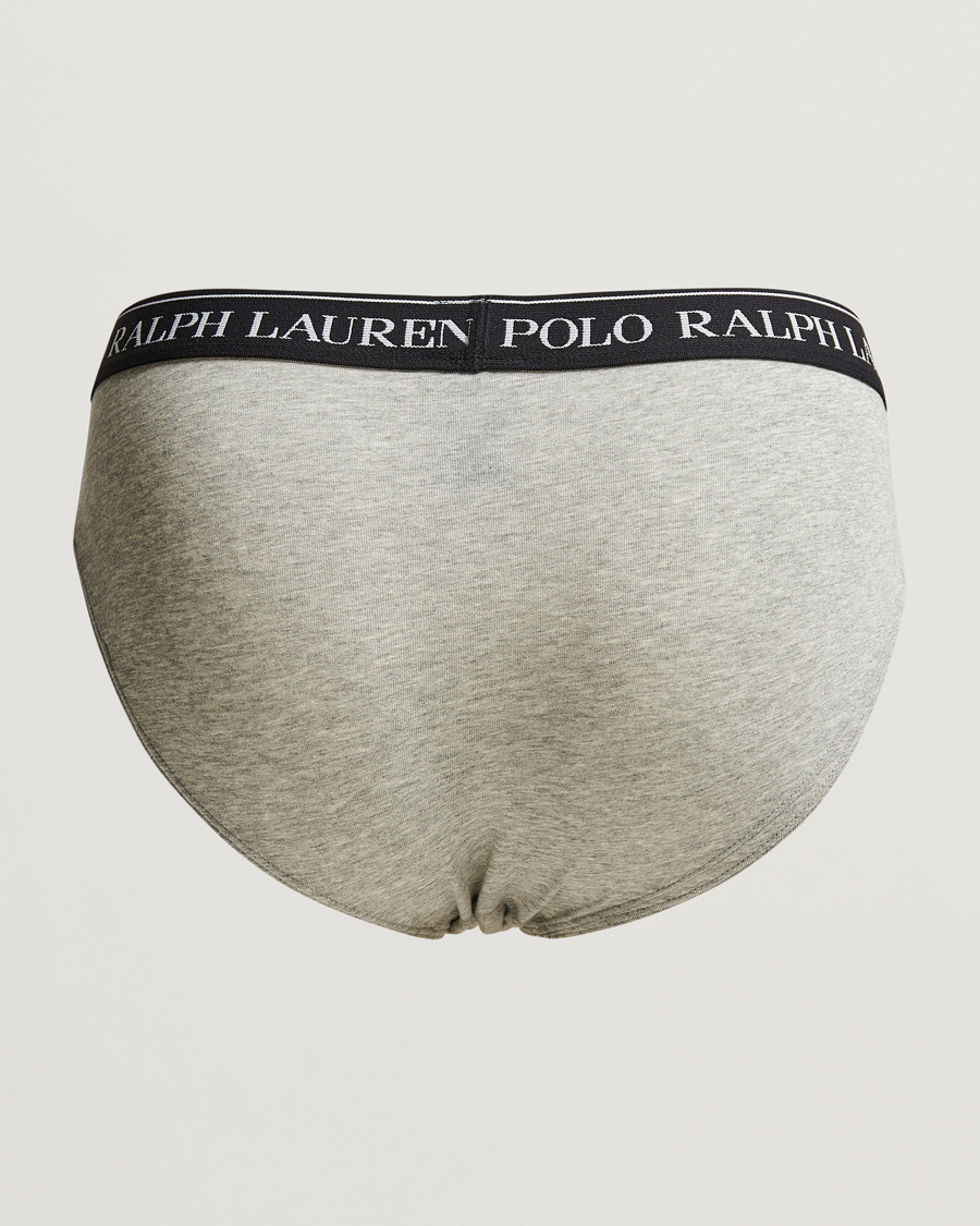 Herr | Underkläder | Polo Ralph Lauren | 3-Pack Low Rise Brief Black/White/Grey