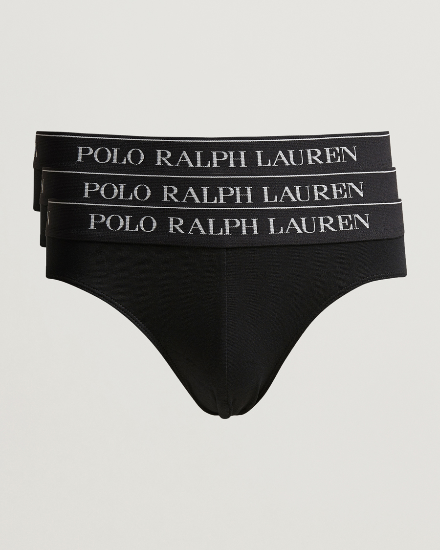 Herre | Undertøj | Polo Ralph Lauren | 3-Pack Low Rise Trunk Black