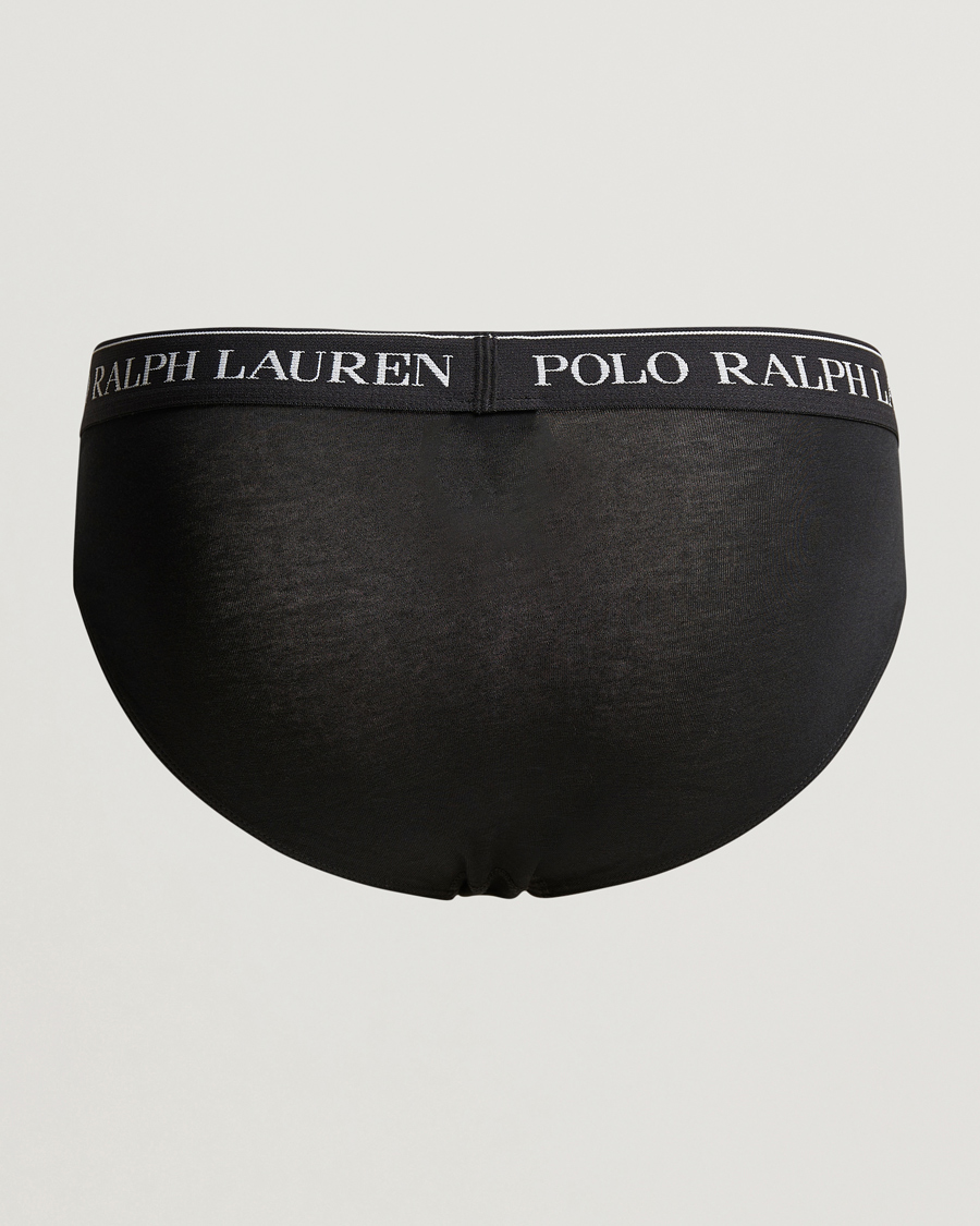 Herre | Undertøj | Polo Ralph Lauren | 3-Pack Low Rise Brief Black