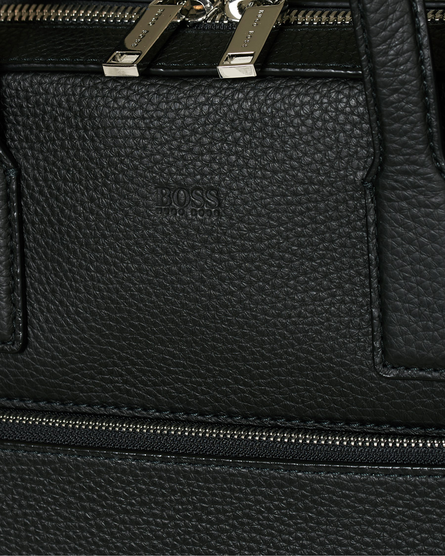 Herre | BOSS Crosstown Computer Leather Bag Black | BOSS BLACK | BOSS Crosstown Computer Leather Bag Black