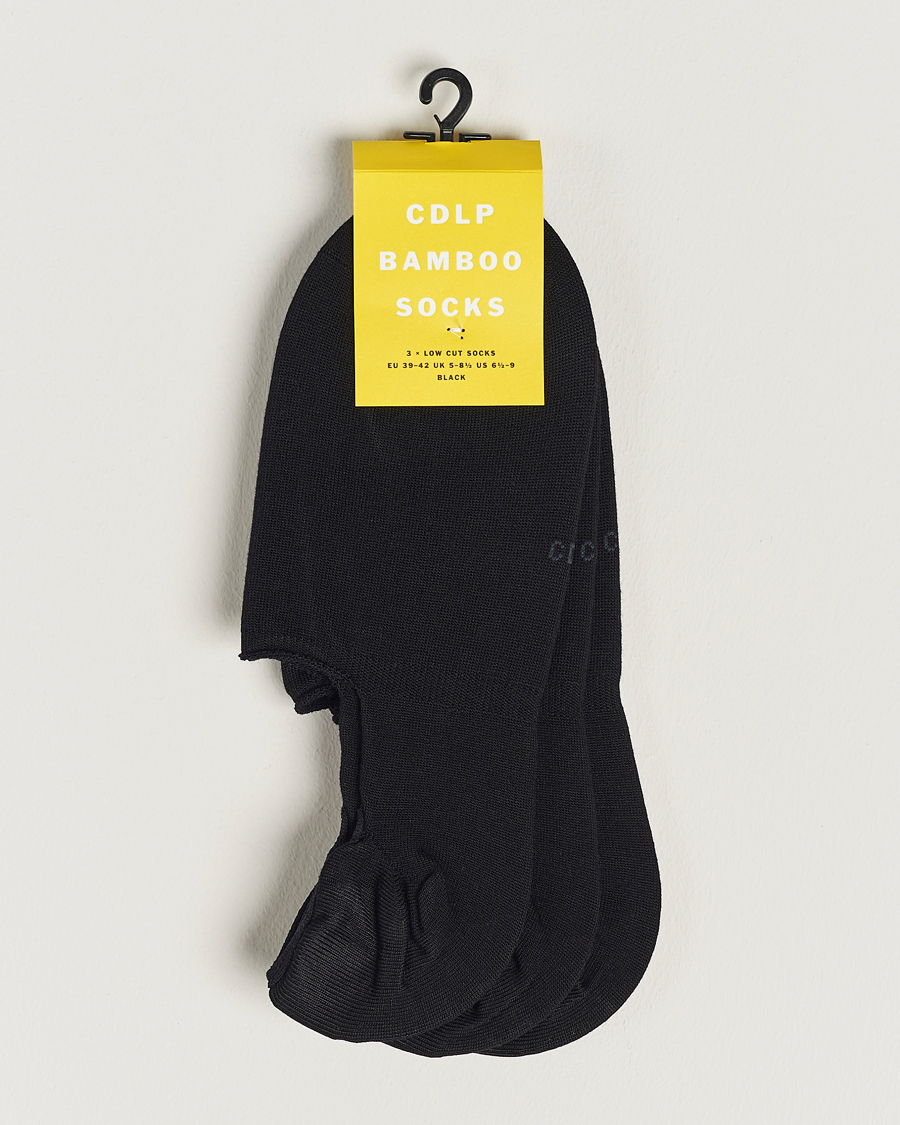 Herre | Undertøj | CDLP | 3-Pack No Show Socks Black