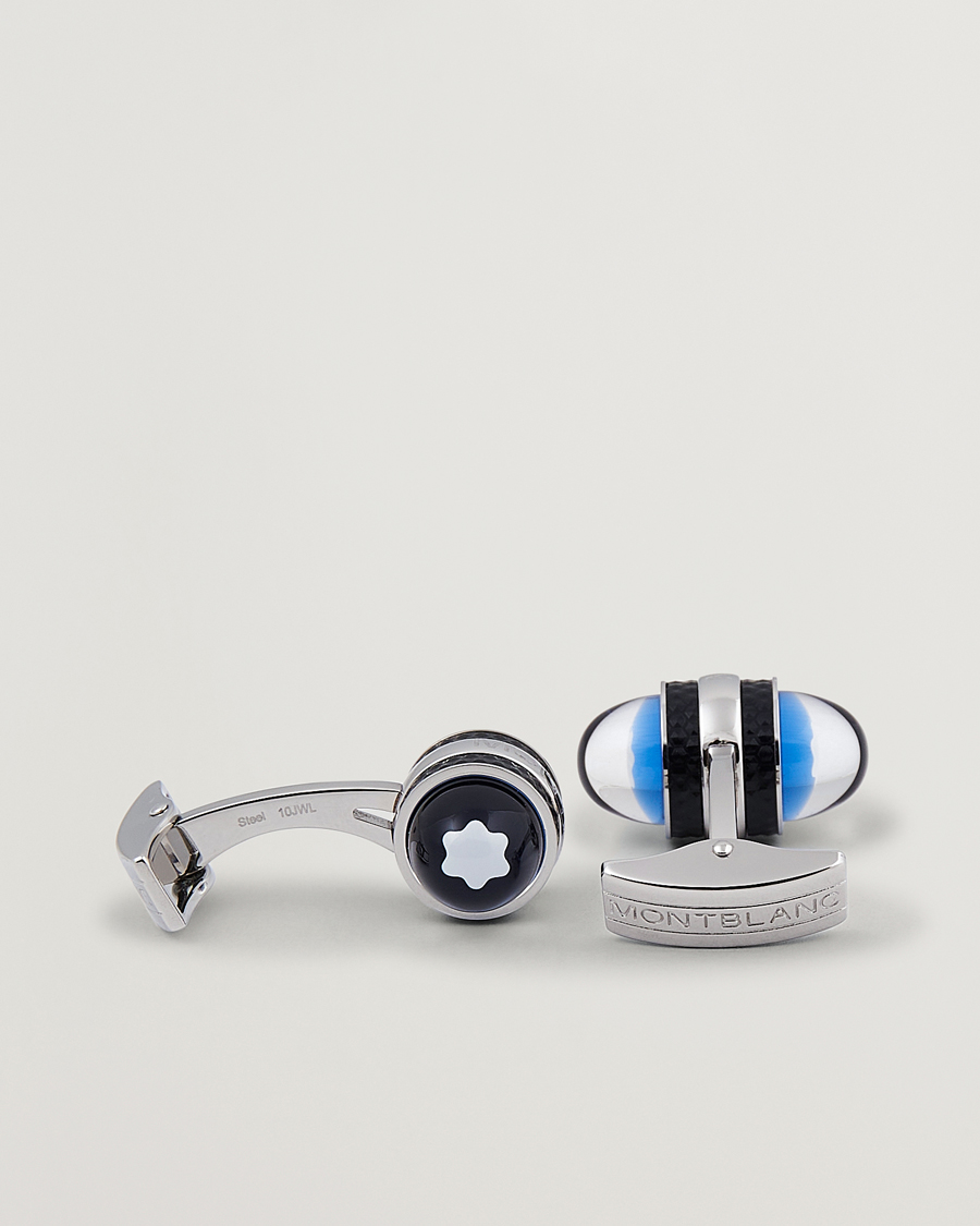 Herr | Manschettknappar | Montblanc | Steel Lacquer SAW Cufflinks