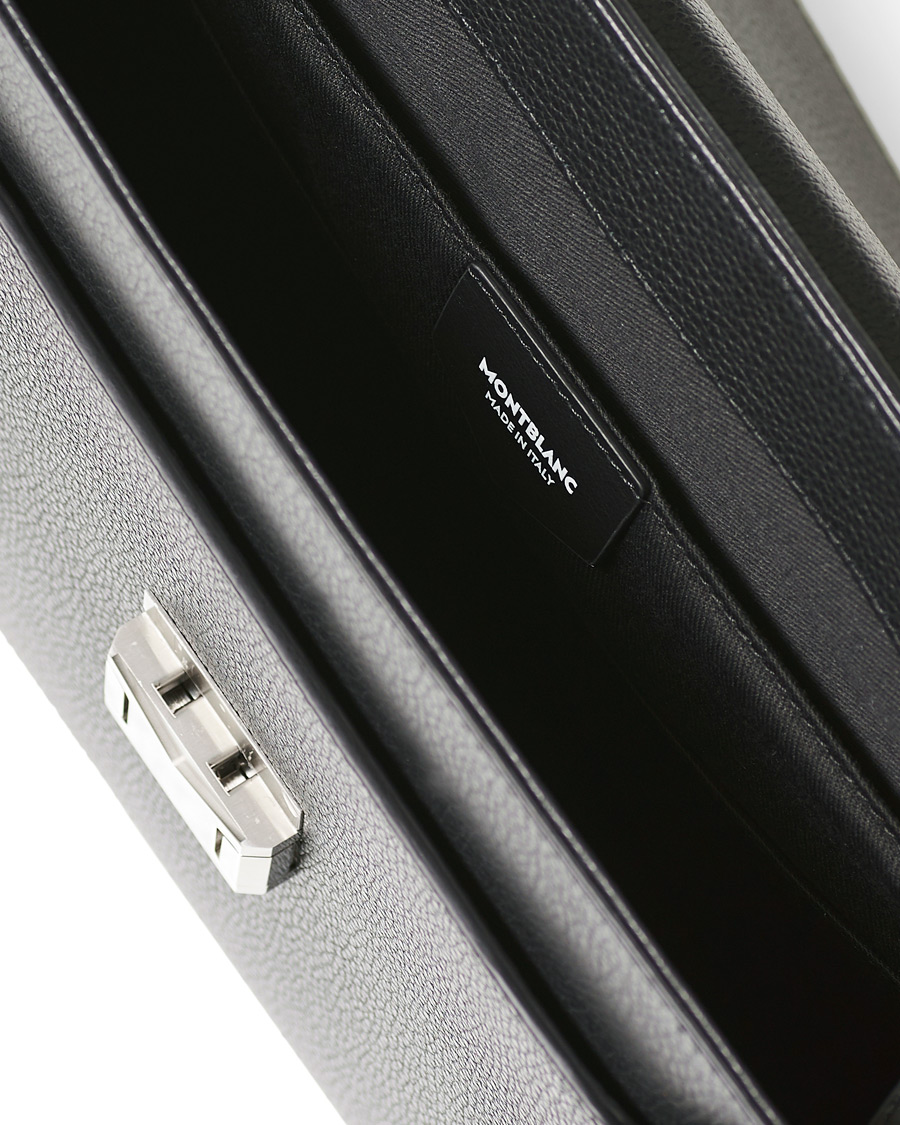 Herre | Montblanc MST Soft Grain Single Briefcase Black | Montblanc | MST Soft Grain Single Briefcase Black