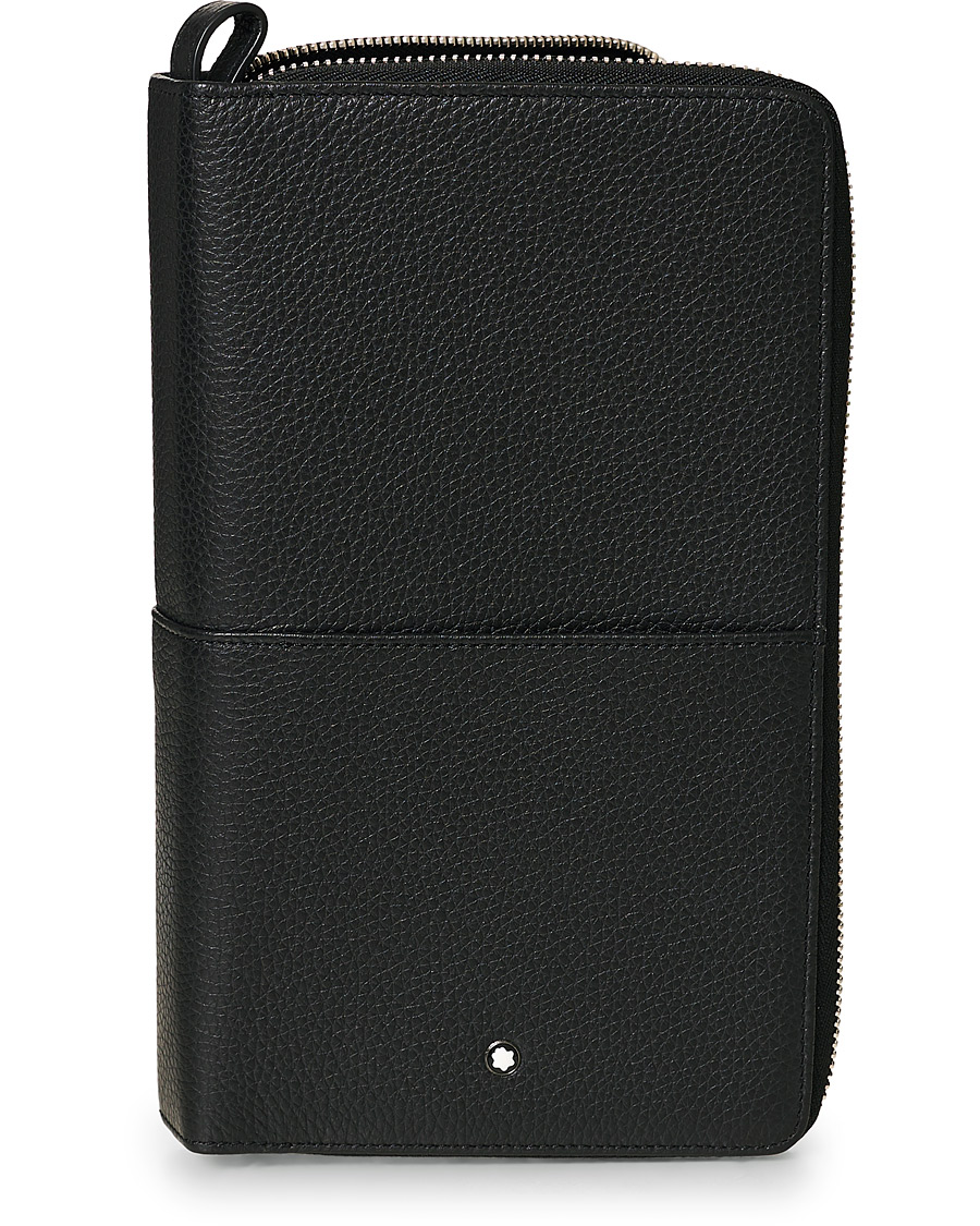 Herre | Montblanc MST Soft Grain Travel Wallet Black | Montblanc | MST Soft Grain Travel Wallet Black