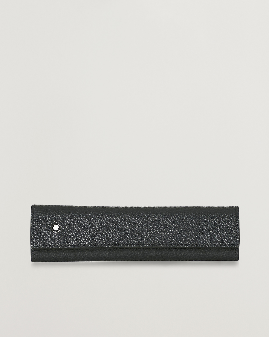 Herre | Montblanc MST Soft Grain 1-Pen Pouch Black | Montblanc | MST Soft Grain 1-Pen Pouch Black