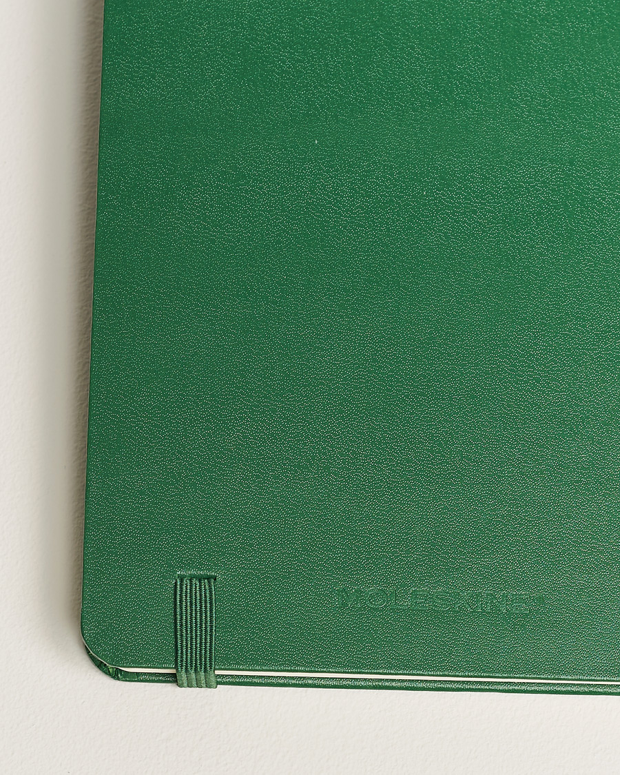 Herre | Moleskine Plain Hard Notebook Large Myrtle Green | Moleskine | Plain Hard Notebook Large Myrtle Green