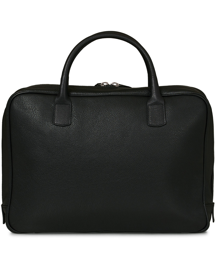 Herre | Tasker | Anderson's | Full Grain Leather Briefcase Black