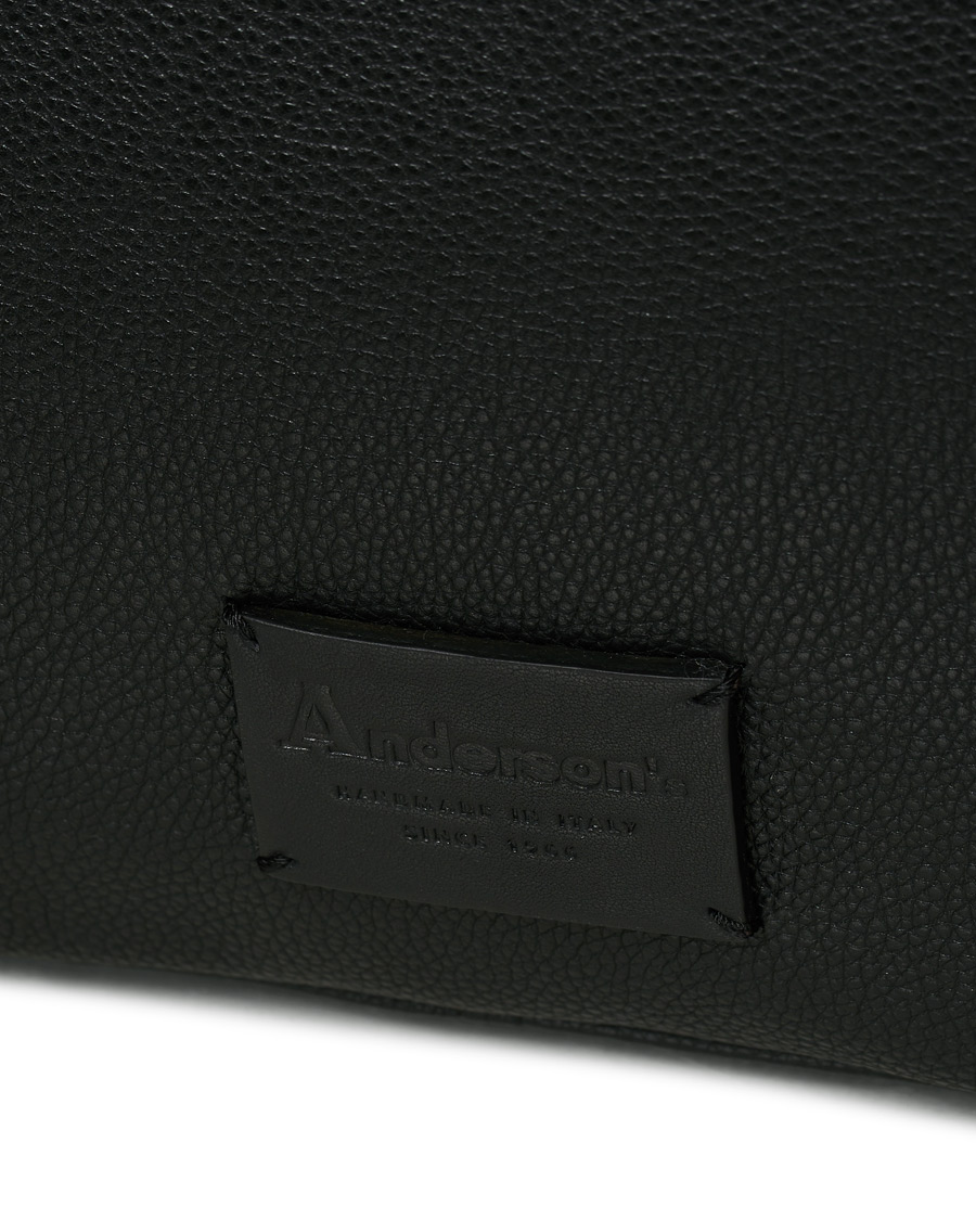 Herre | Tasker | Anderson's | Full Grain Leather Briefcase Black