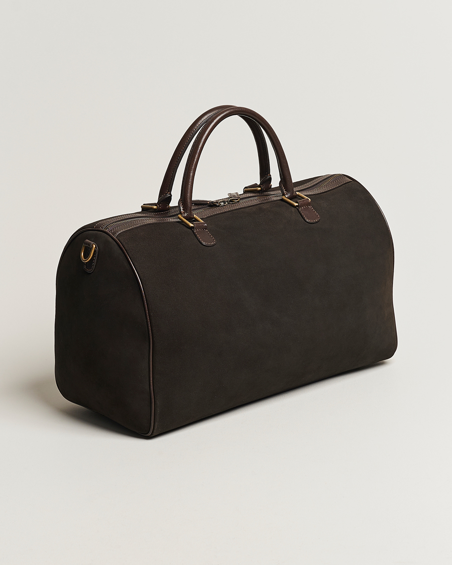 Herre |  |  | Anderson's Boston Suede Weekendbag Brown/Brown