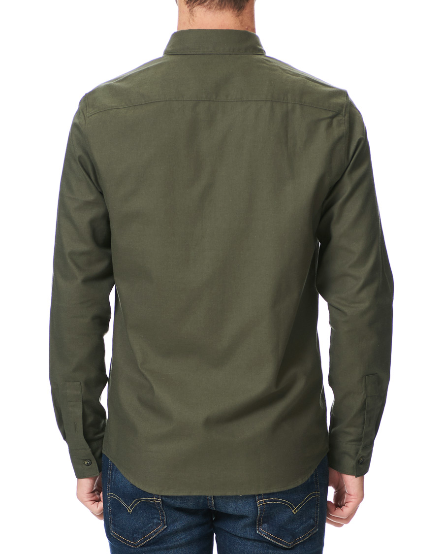Herre | Skjorter | A.P.C. | Chicago Flannel Shirt Dark Green