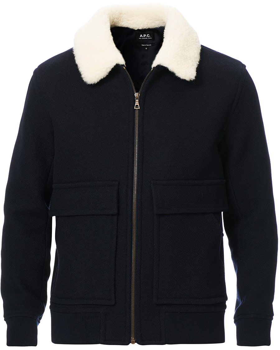 Herre | Jakker | A.P.C. | Bronze Blouson Jacket Navy