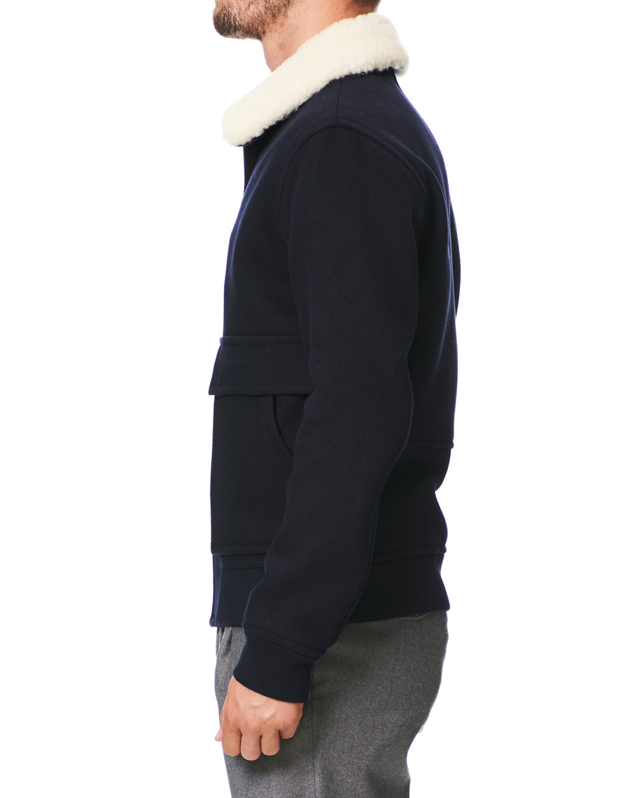 Herre | Jakker | A.P.C. | Bronze Blouson Jacket Navy