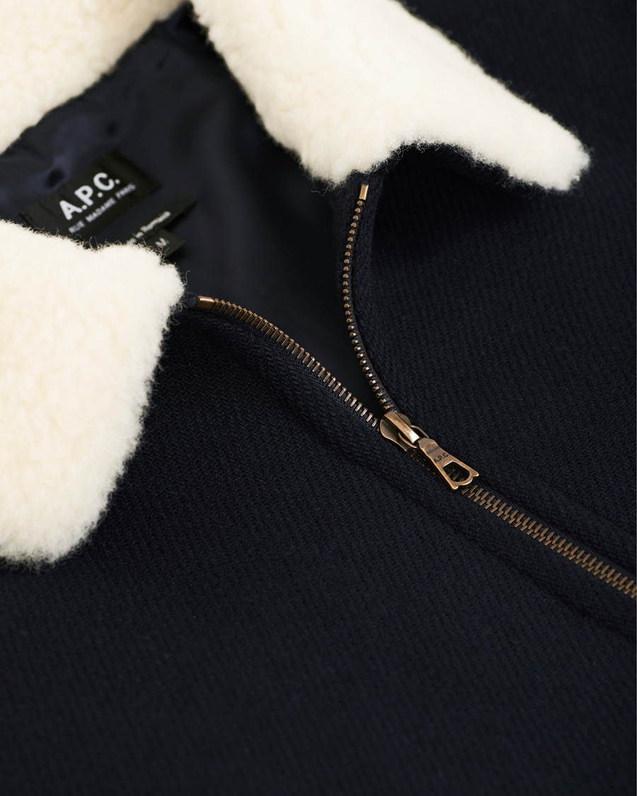 Herre | Jakker | A.P.C. | Bronze Blouson Jacket Navy