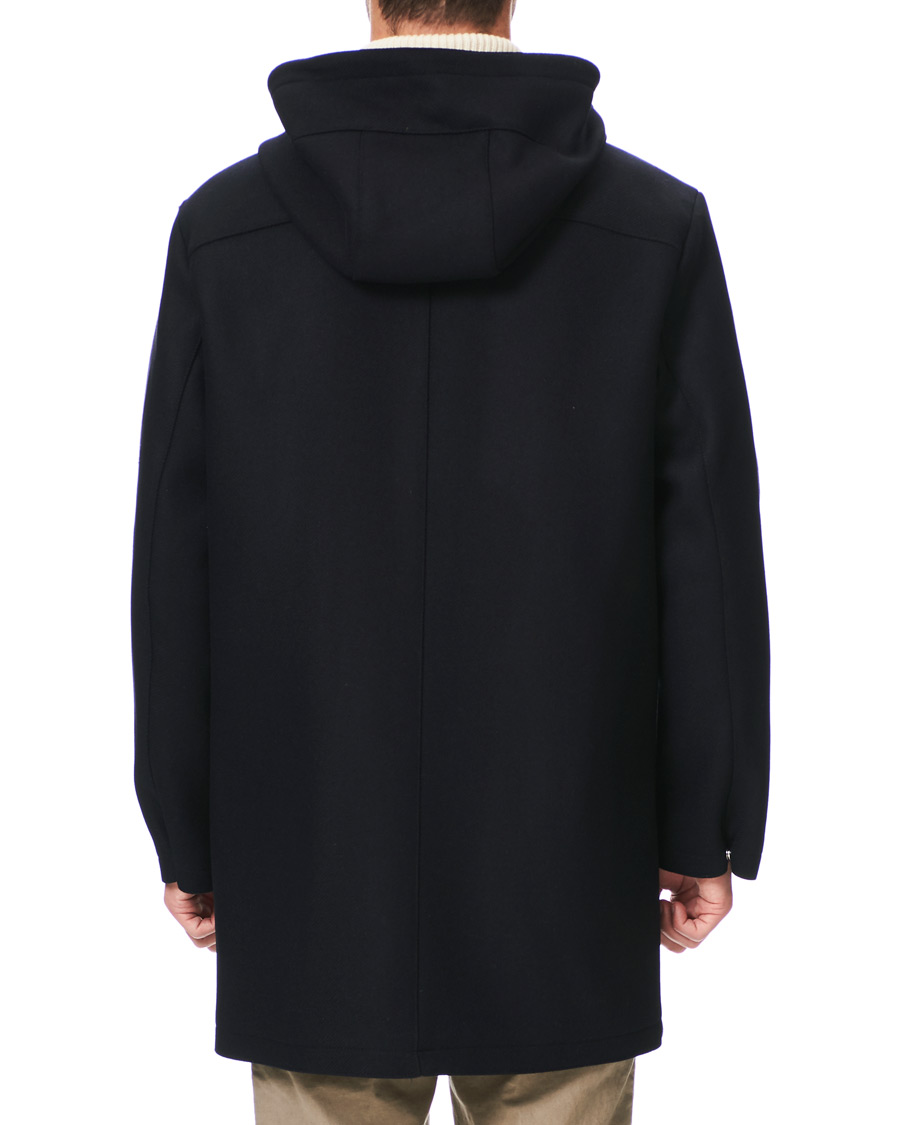 Herre | Jakker | A.P.C. | Benoit Waterrepellent Wool Parka Navy