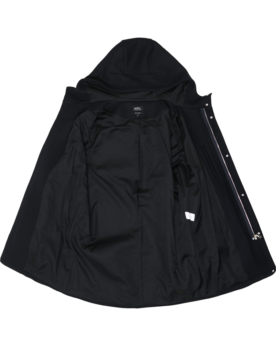 Herre | Jakker | A.P.C. | Benoit Waterrepellent Wool Parka Navy