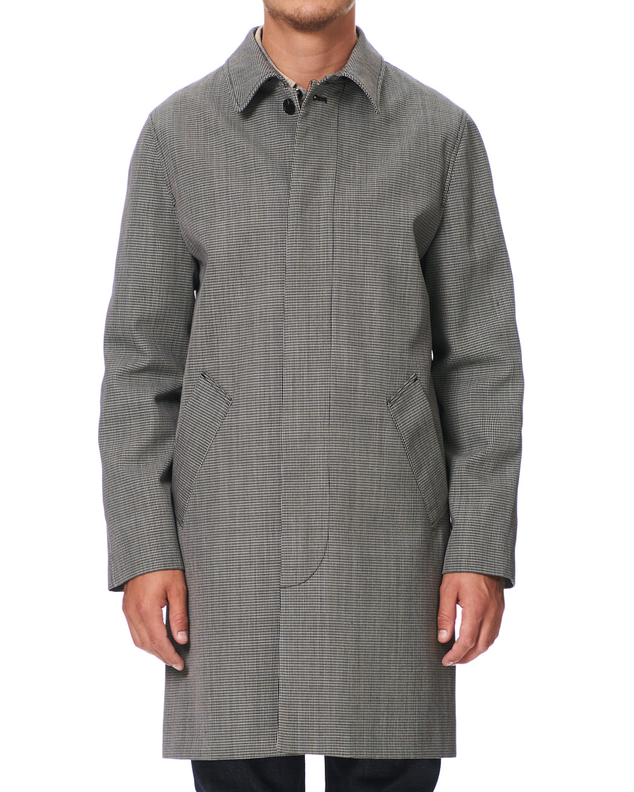 Herre | Jakker | A.P.C. | Houndstooth Mac Coat Light Grey