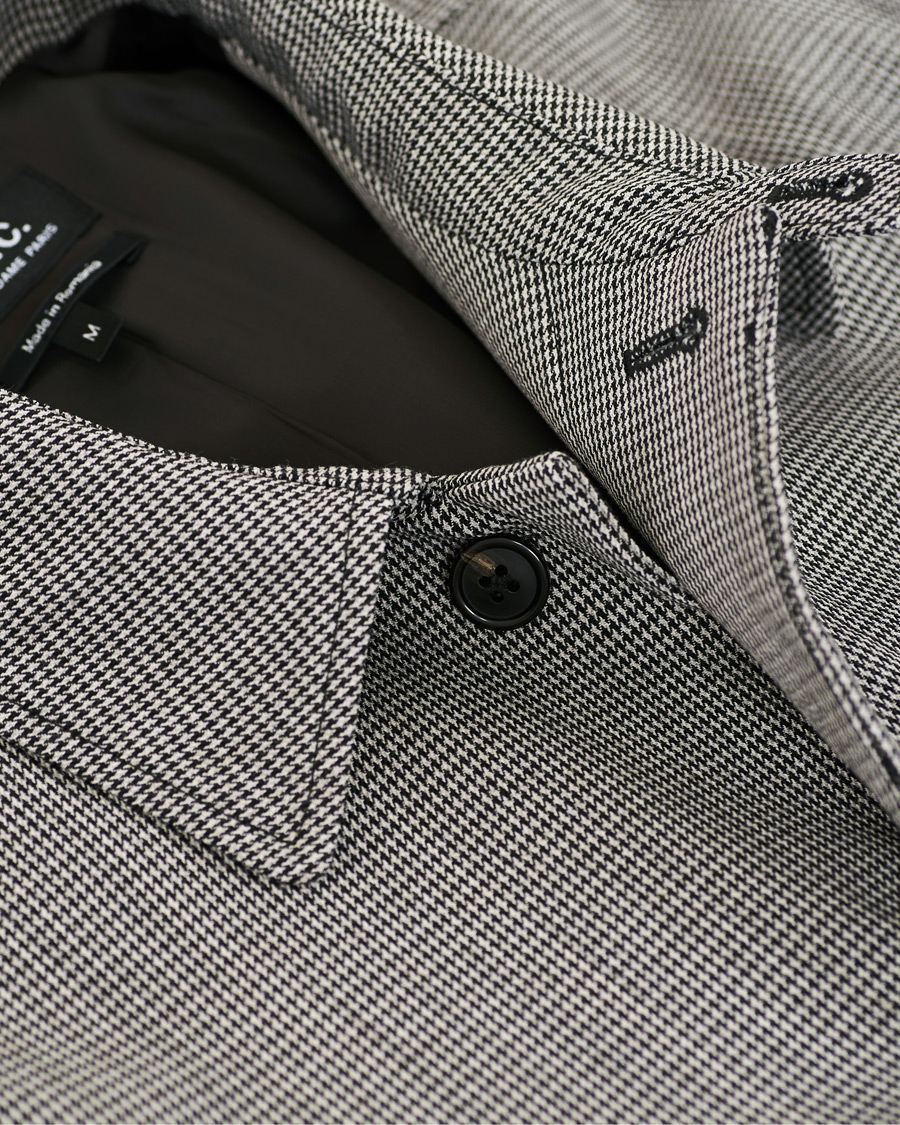 Herre | Jakker | A.P.C. | Houndstooth Mac Coat Light Grey