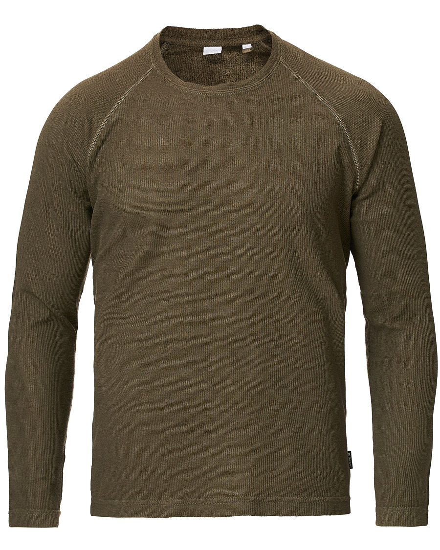 Herre | T-Shirts | Aspesi | Long Sleeve Raglan T-Shirt Military