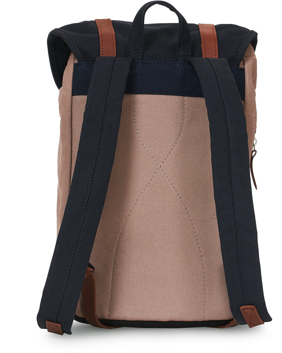 Herre | Sandqvist Stig Canvas Backpack Earth/Brown/Black | Sandqvist | Stig Canvas Backpack Earth/Brown/Black
