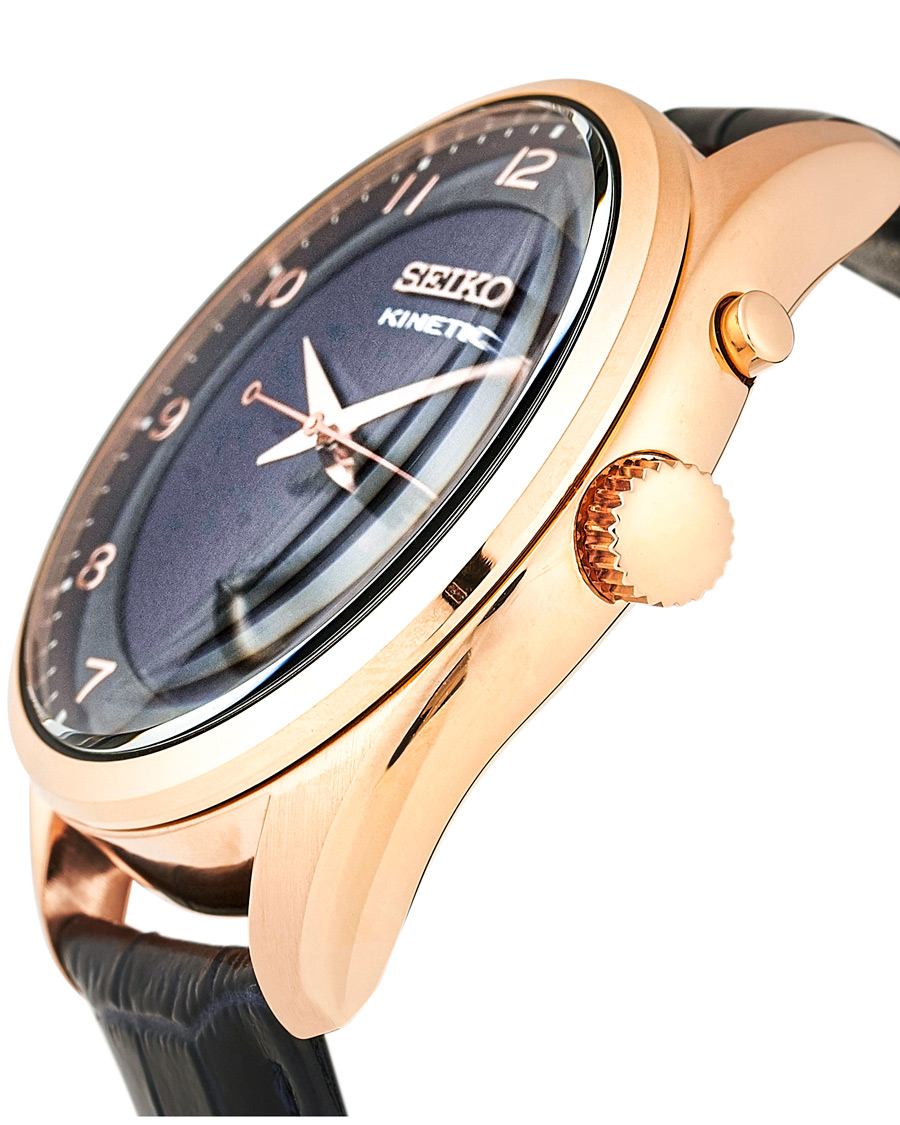 Herre | Seiko Kinetic 42mm Calf Leather/Blue Dial | Seiko | Kinetic 42mm Calf Leather/Blue Dial