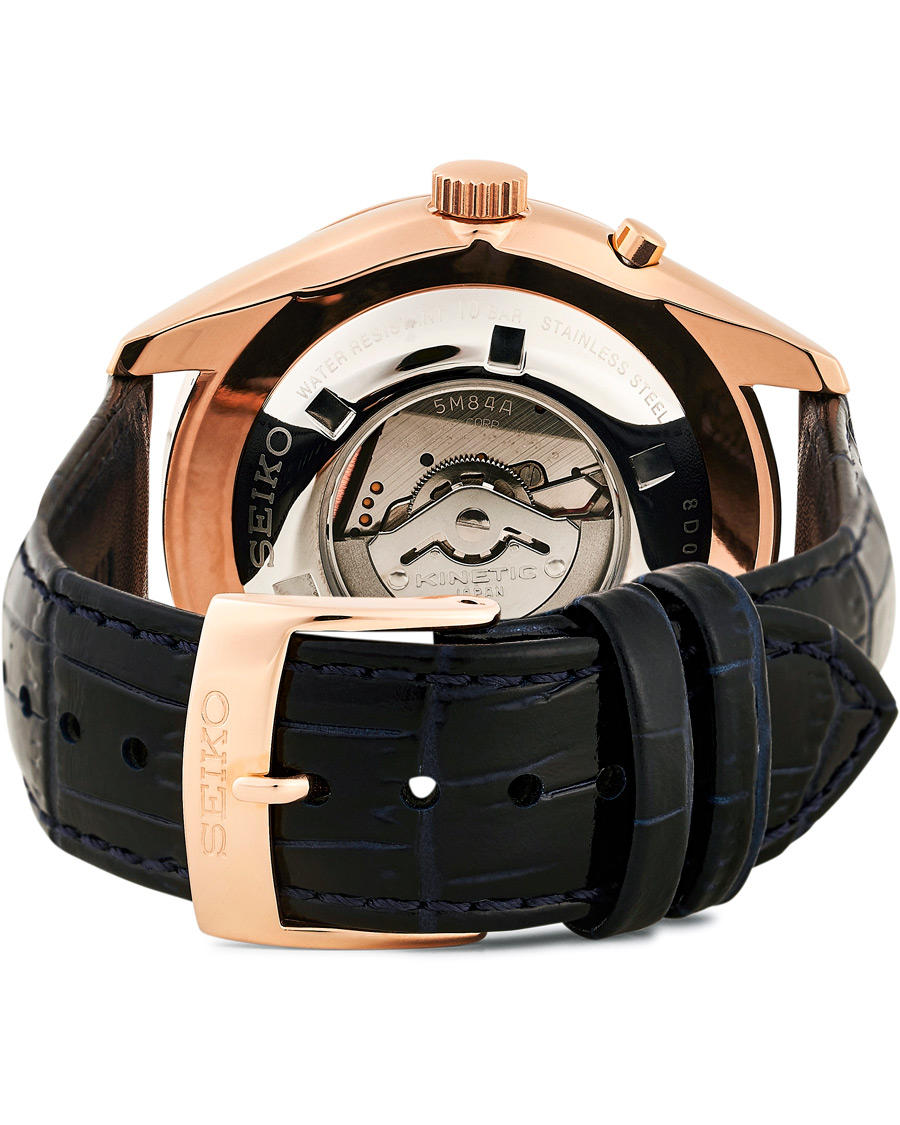 Herre | Seiko Kinetic 42mm Calf Leather/Blue Dial | Seiko | Kinetic 42mm Calf Leather/Blue Dial