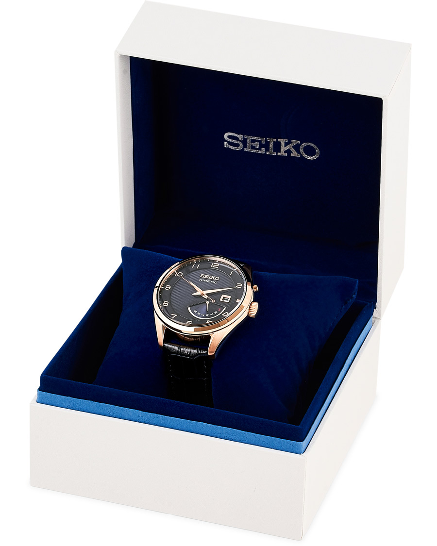 Herre | Seiko Kinetic 42mm Calf Leather/Blue Dial | Seiko | Kinetic 42mm Calf Leather/Blue Dial