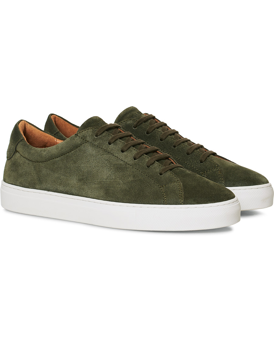 Herre | A Day's March Marching Sneaker Olive Suede 42 | A Day's March | Marching Sneaker Olive Suede 42