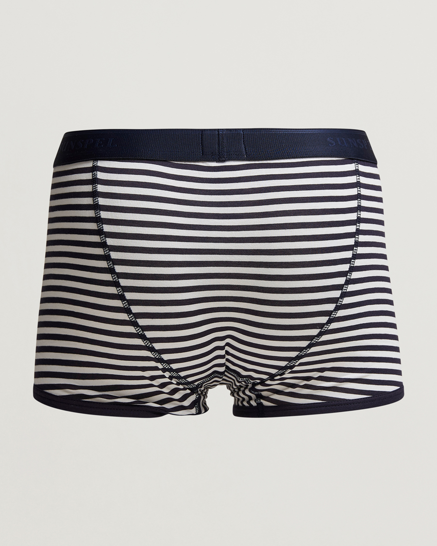 Herre | Sunspel | Sunspel | Superfine Cotton Trunk Navy/White