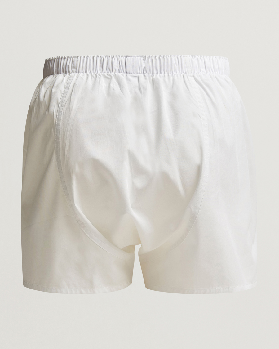 Herre | Afdelinger | Sunspel | Classic Woven Cotton Boxer Shorts White