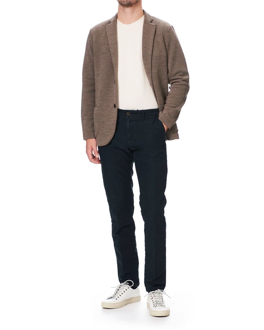 Herre | Blazere & jakker | Gran Sasso | Travel Wool Knitted Blazer Beige