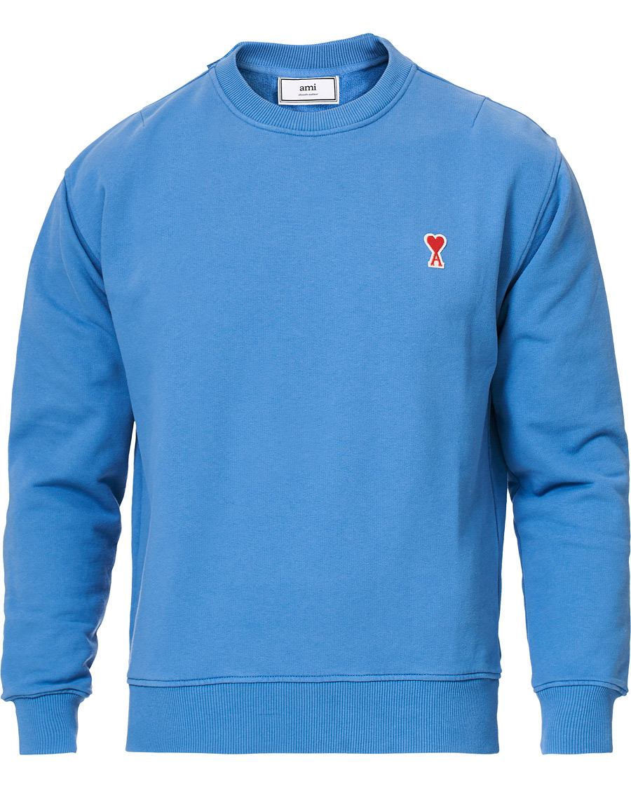 Herre | Trøjer | AMI | Heart Logo Sweatshirt Blue