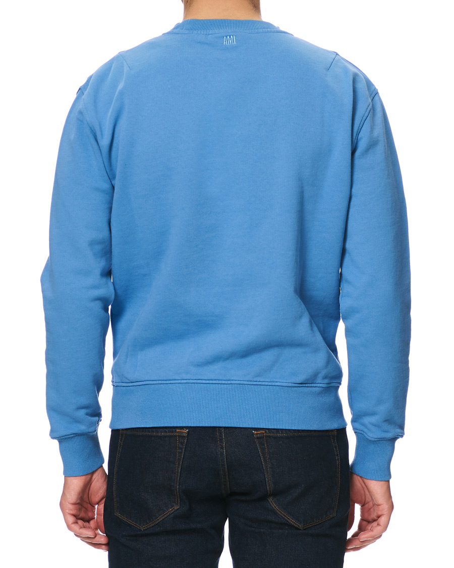 Herre | Trøjer | AMI | Heart Logo Sweatshirt Blue