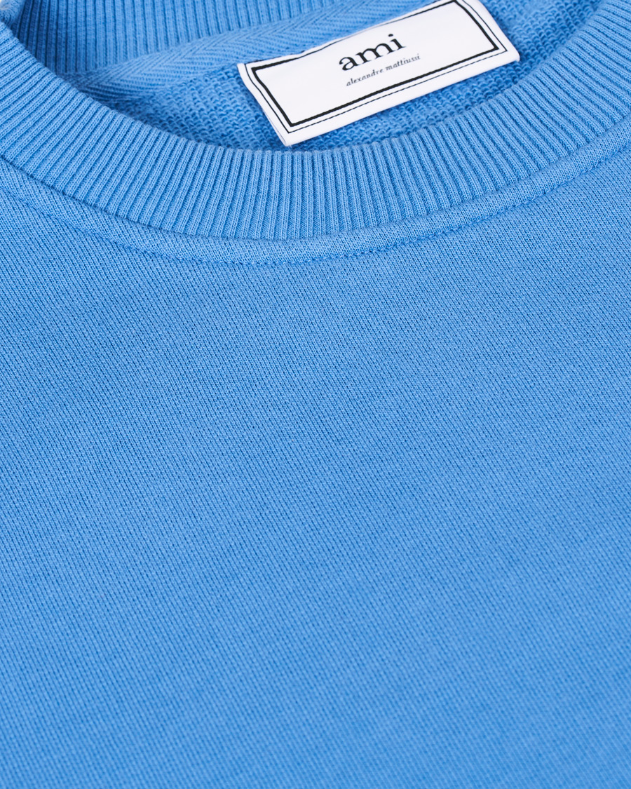 Herre | Trøjer | AMI | Heart Logo Sweatshirt Blue