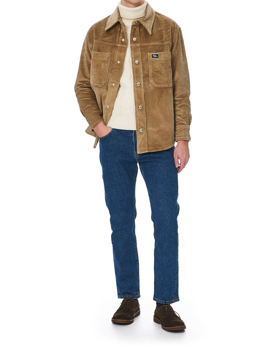Herre | Jakker | AMI | Corduroy Shirt Jacket Olive