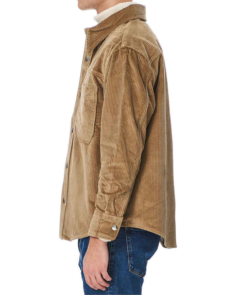 Herre | Jakker | AMI | Corduroy Shirt Jacket Olive