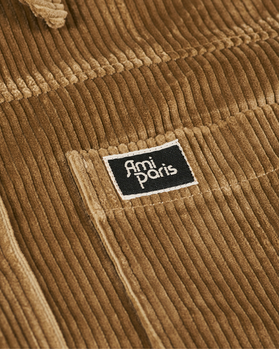 Herre | Jakker | AMI | Corduroy Shirt Jacket Olive