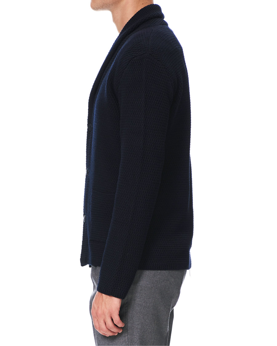 Herre | Trøjer | Altea | Shawl Collar Cardigan Navy